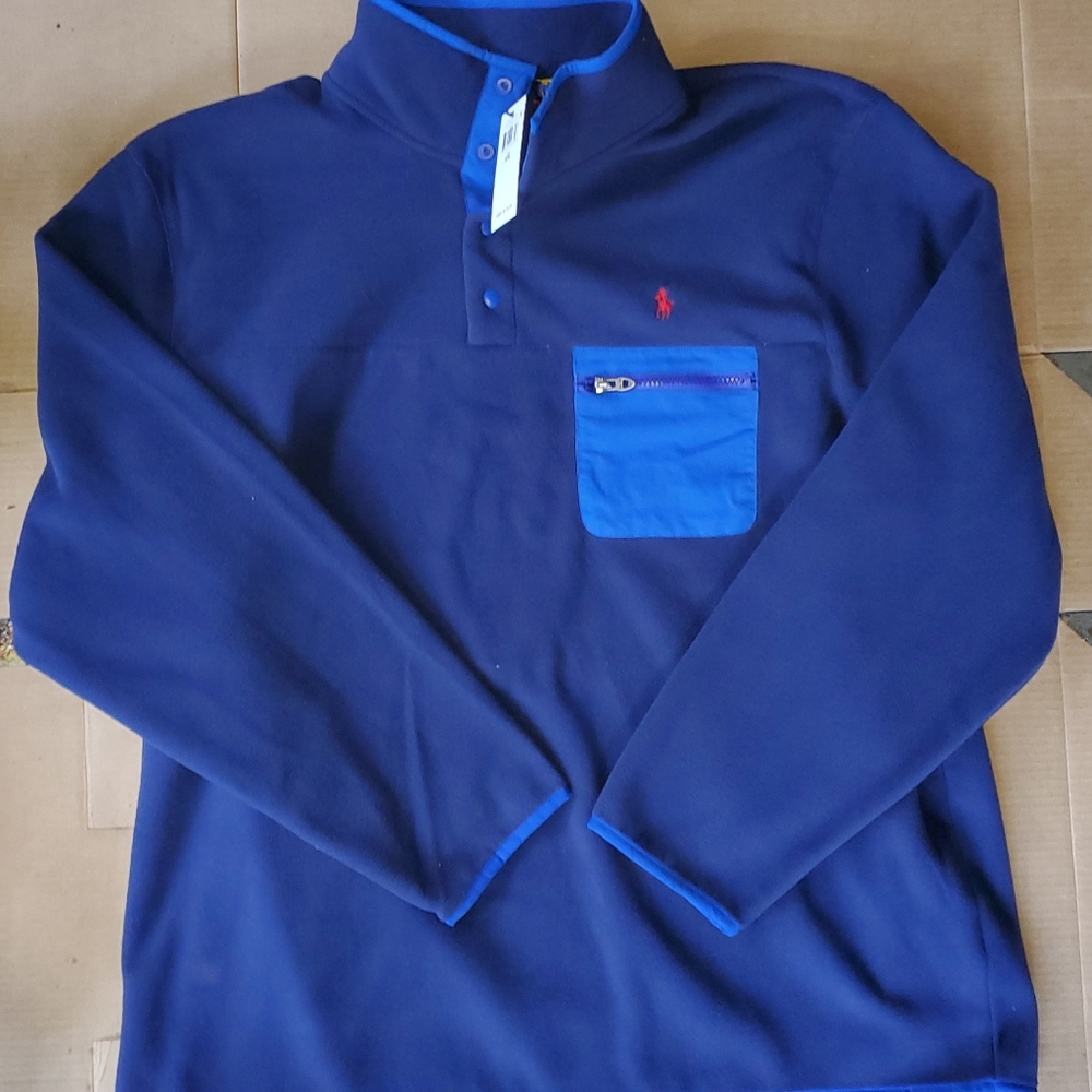 Polo by Ralph Lauren Navy and Blue Sweatshirt